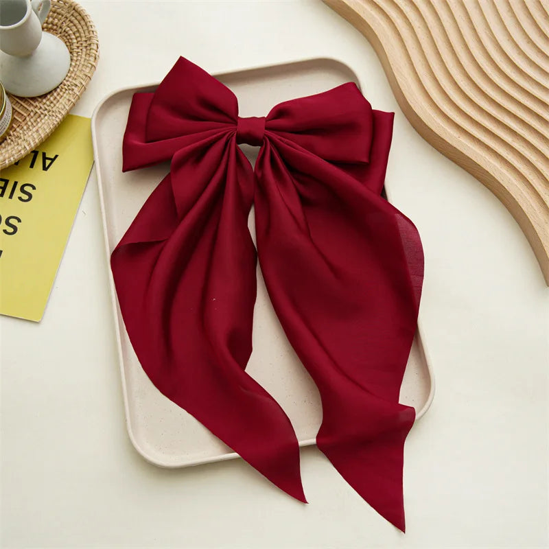 Bow Ribbon Hair Clip for Girls -