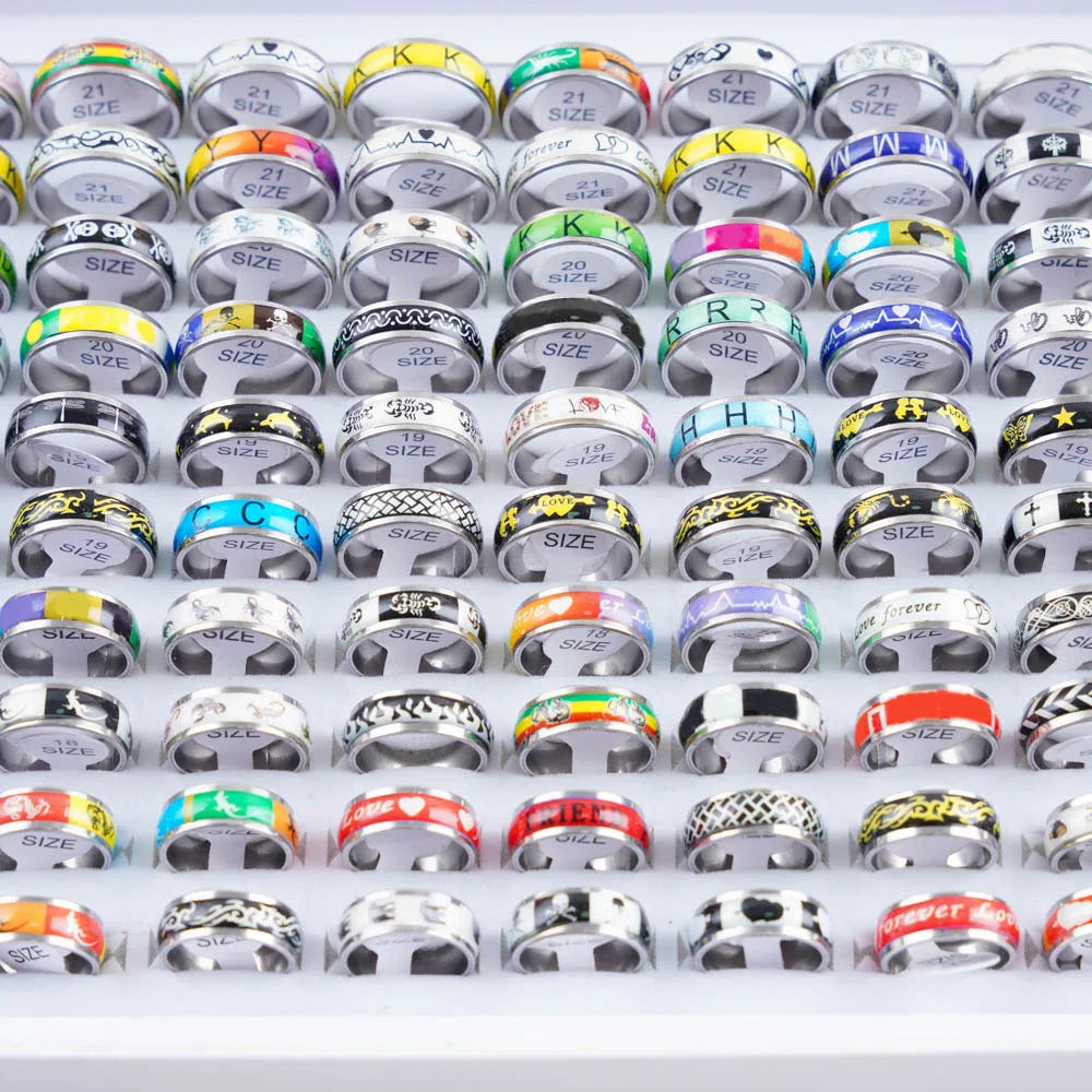 10/20/30/50Pcs Classic Rings -