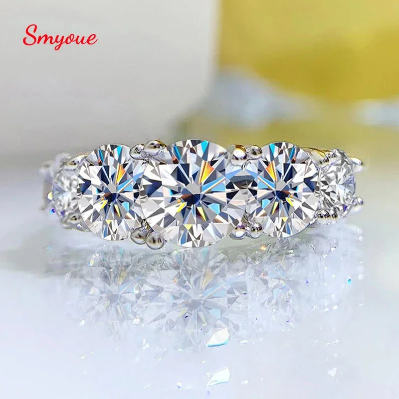18k Plated 3.6CT Moissanite Rings\ -