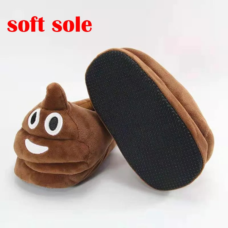 For Man And Women Slipper Prankish Cartoon Indoor Thickening Warm Plush Slippers Winter Shoes -