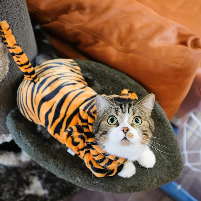 Keep your furry friend cozy and stylish with these soft, warm fleece dog jumpsuits—perfect for colder days and ensuring your pet stays comfortable! -