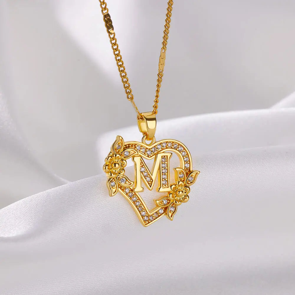 Initial Letter Necklaces -