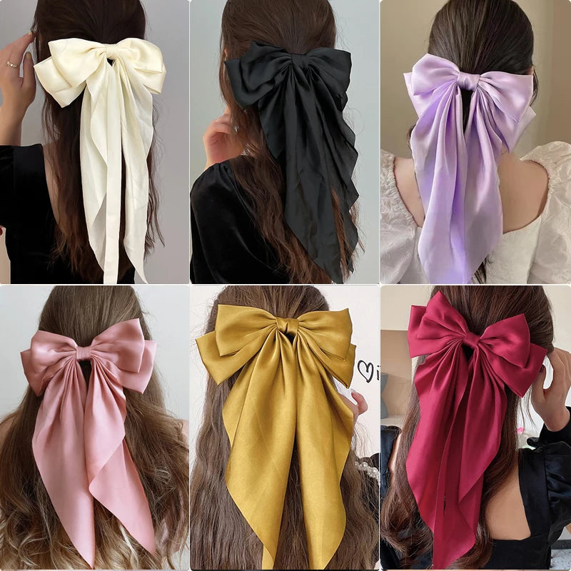 Bow Ribbon Hair Clip for Girls -