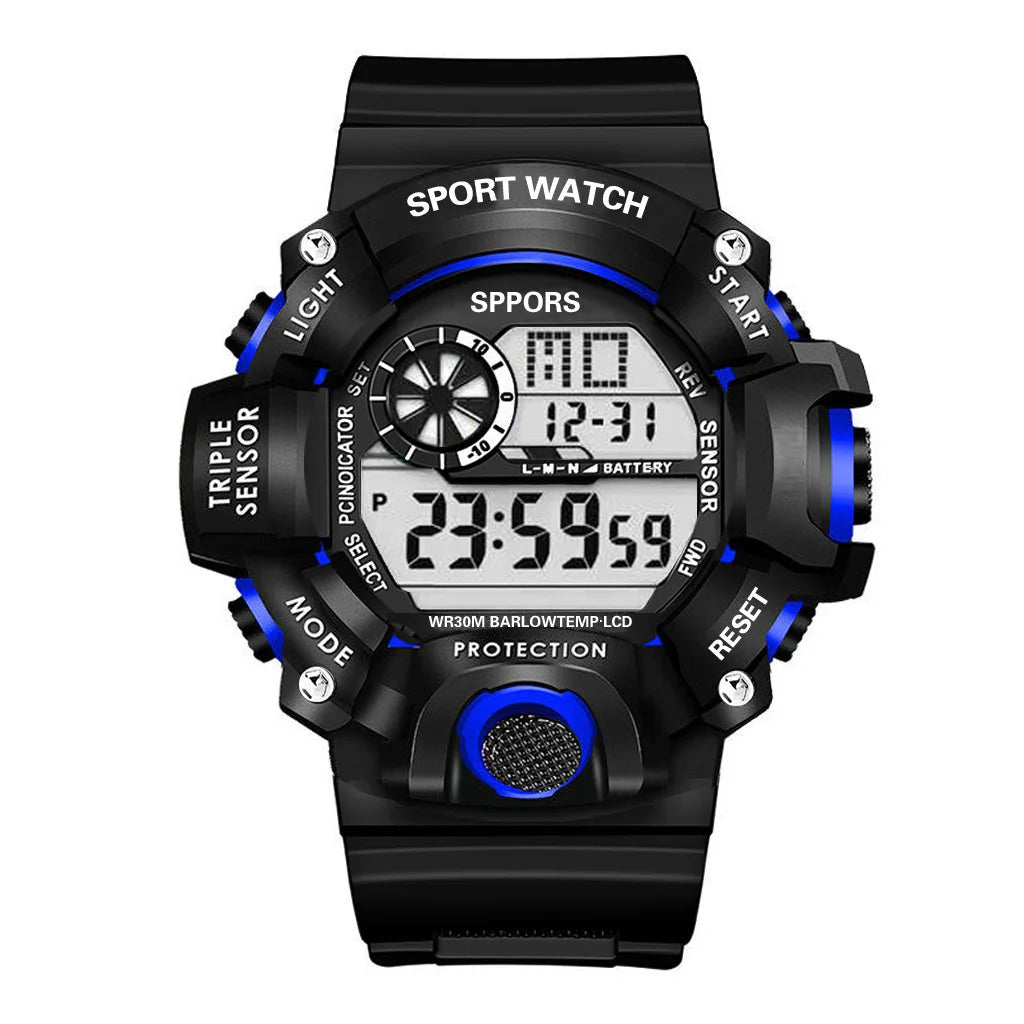 Fashion Men's Watch Sports Electronic Wristwatch -