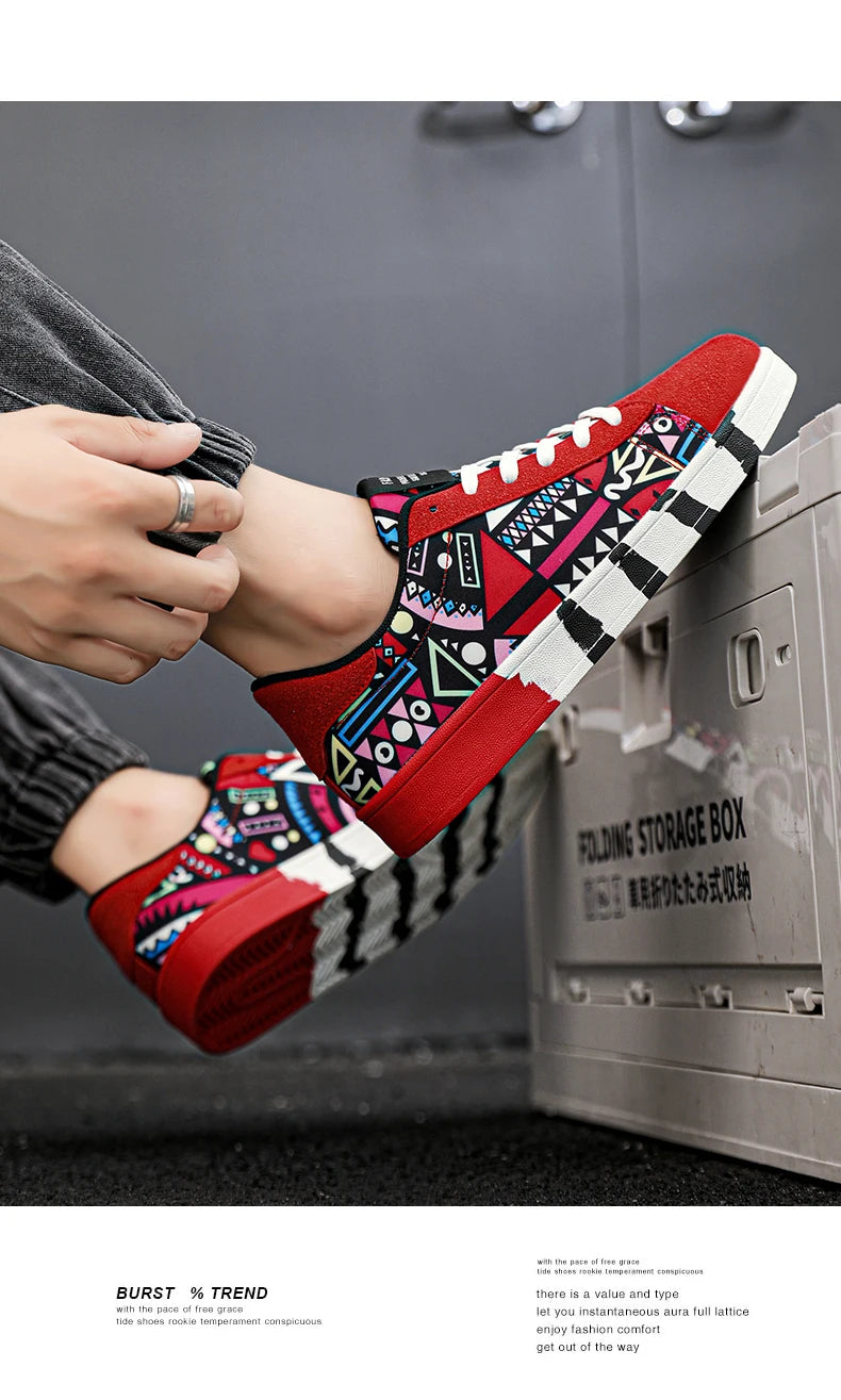 Men Flat Bottomed Shoes Fashion Popular with Colorful Outdoor Sneakers That Comfort Non Slip High-quality Fitness Leisure Shoes -