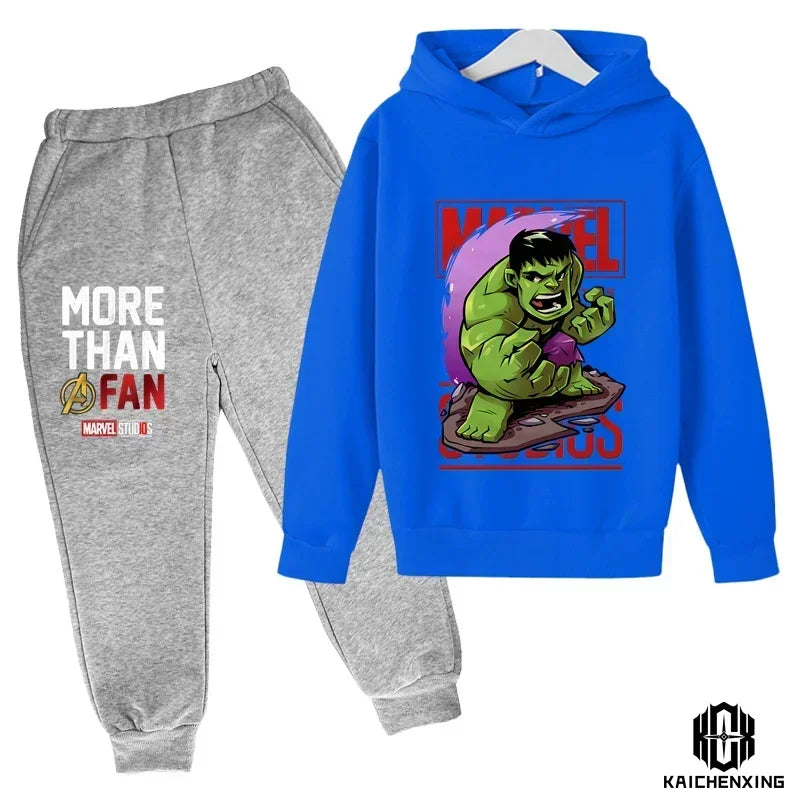 Marvel- Super Heros Hooded Pants Suit for Children -