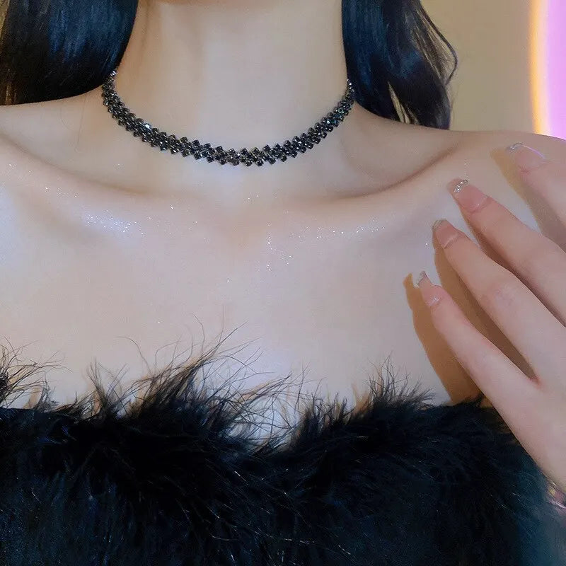 Rhinestone Choker -