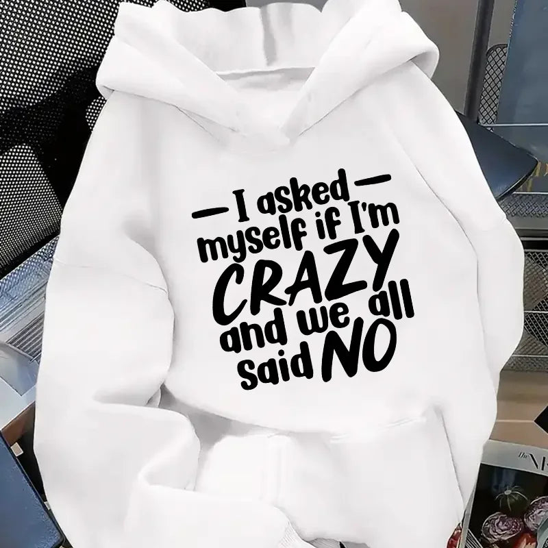 Woman Printed (Crazy) Hoodie -