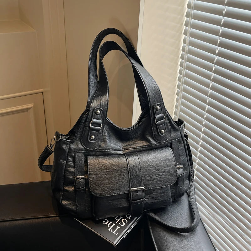 Make a statement with these luxurious handbags for women, crafted from leather and designed to be worn as shoulder bags. Elevate your style with these sac de luxe femme accessories, perfect for a chic and sophisticated look! -