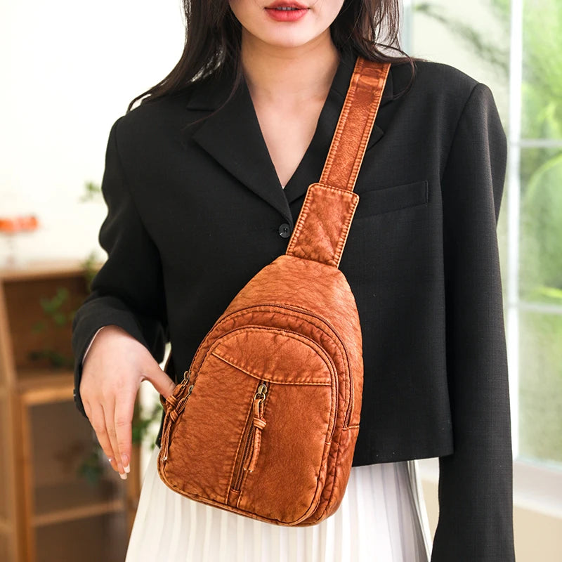 Carry your essentials in style with this soft PU leather shoulder crossbody bag. Designed for high quality and durability, this accessory is perfect for adding a chic touch to your outfit. -