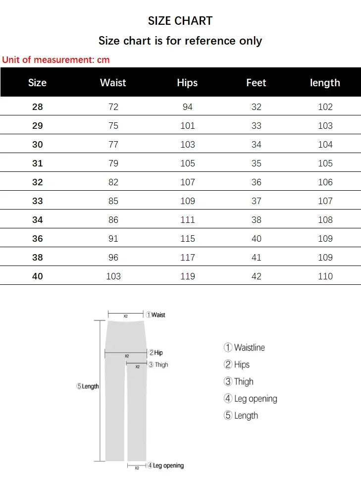 Classic Mens Jeans - Straight Fit Smart Casual Denim Pants -