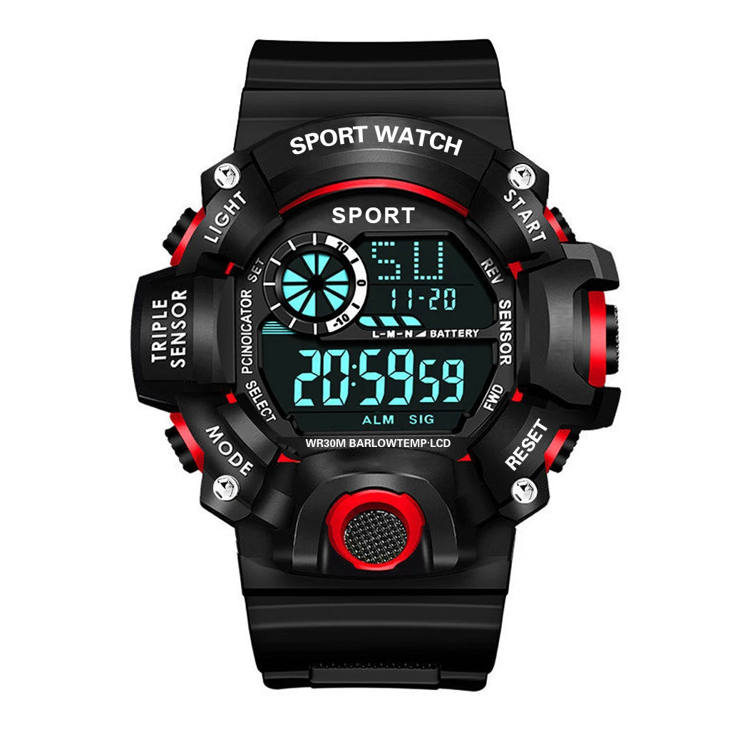 Fashion Men's Watch Sports Electronic Wristwatch -