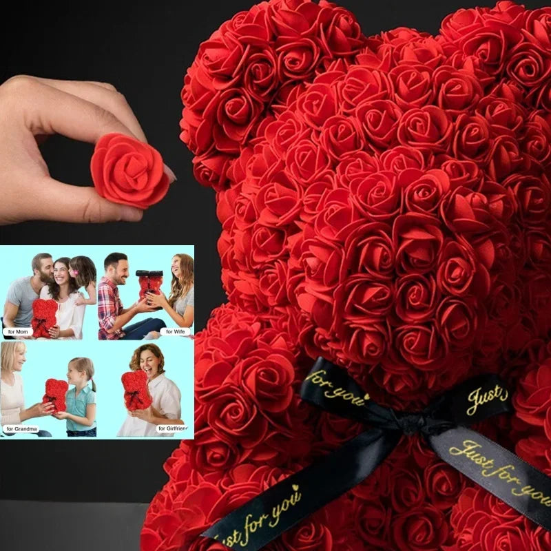 Rose Teddy Bear -