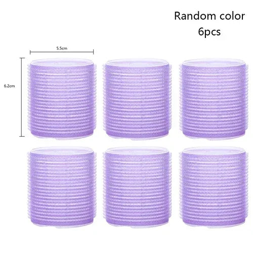 Hair Rollers Self Grip Hook Hair Curlers Heatless Roller Salon Dressing Curlers Jumbo Size Sticky Hair Styling Tools -