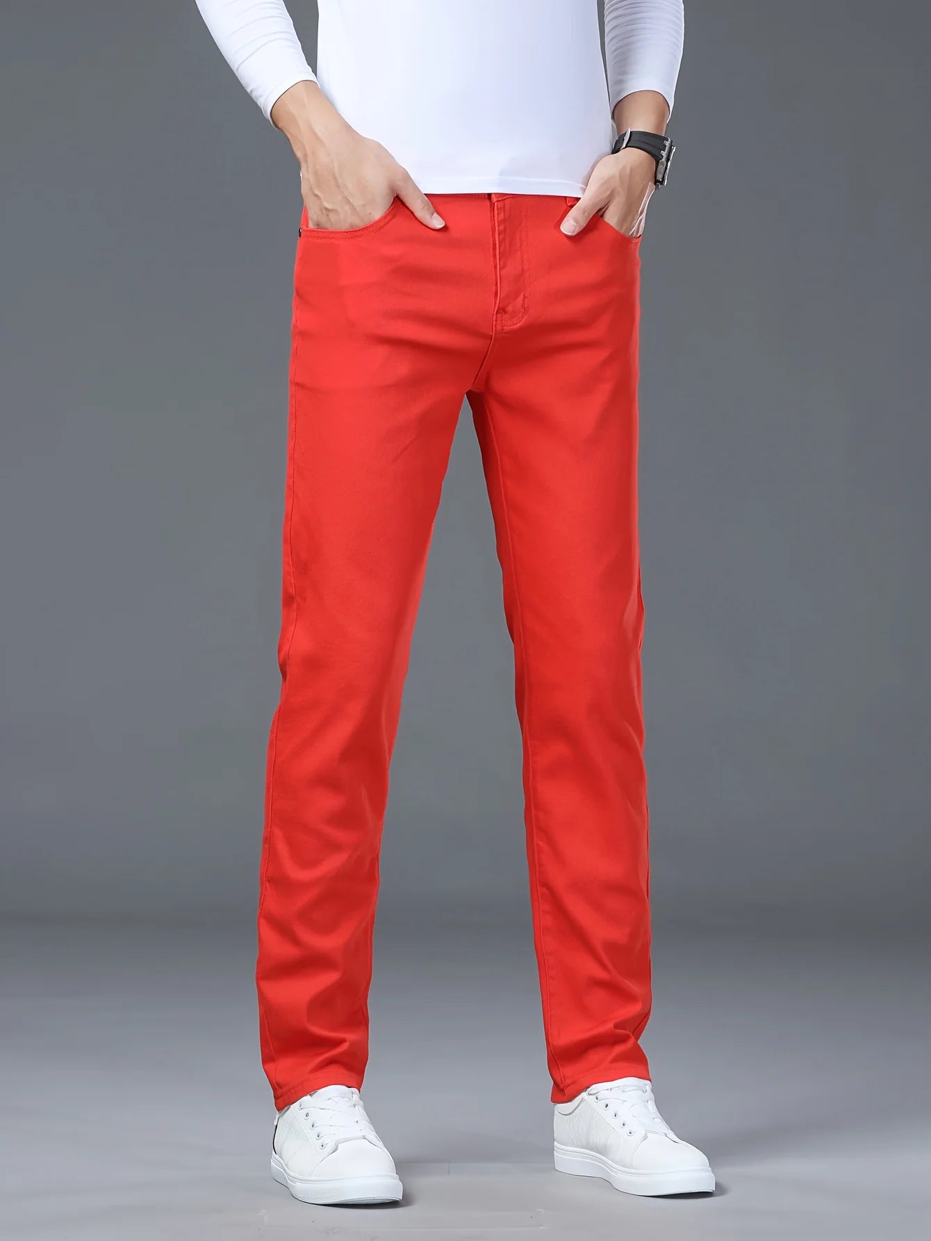 Men's Classic Straight-Leg Jeans -