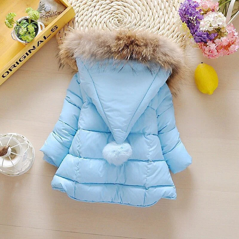 Keep your little one snug and stylish this winter with our new warm down jacket—perfect for baby girls and boys! -