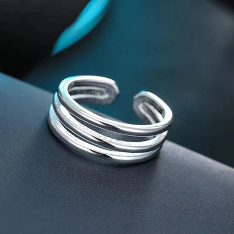 Sterling Silver Hollow Out Rings -
