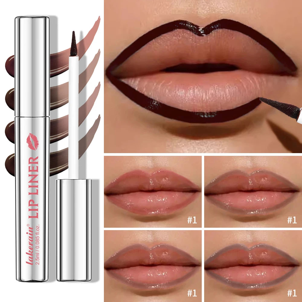 Enhance your look with this waterproof lip liner that also acts as a long-lasting lipgloss. Enjoy a precise application and a smudge-proof finish that stays in place throughout the day! -