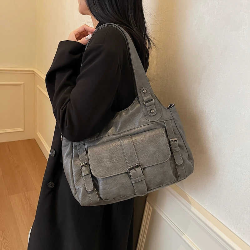 Make a statement with these luxurious handbags for women, crafted from leather and designed to be worn as shoulder bags. Elevate your style with these sac de luxe femme accessories, perfect for a chic and sophisticated look! -