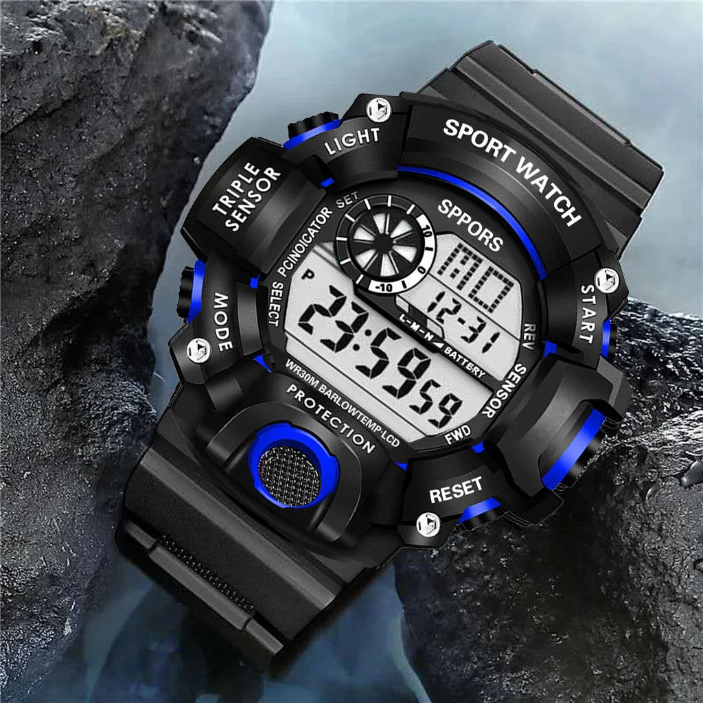 Fashion Men's Watch Sports Electronic Wristwatch -