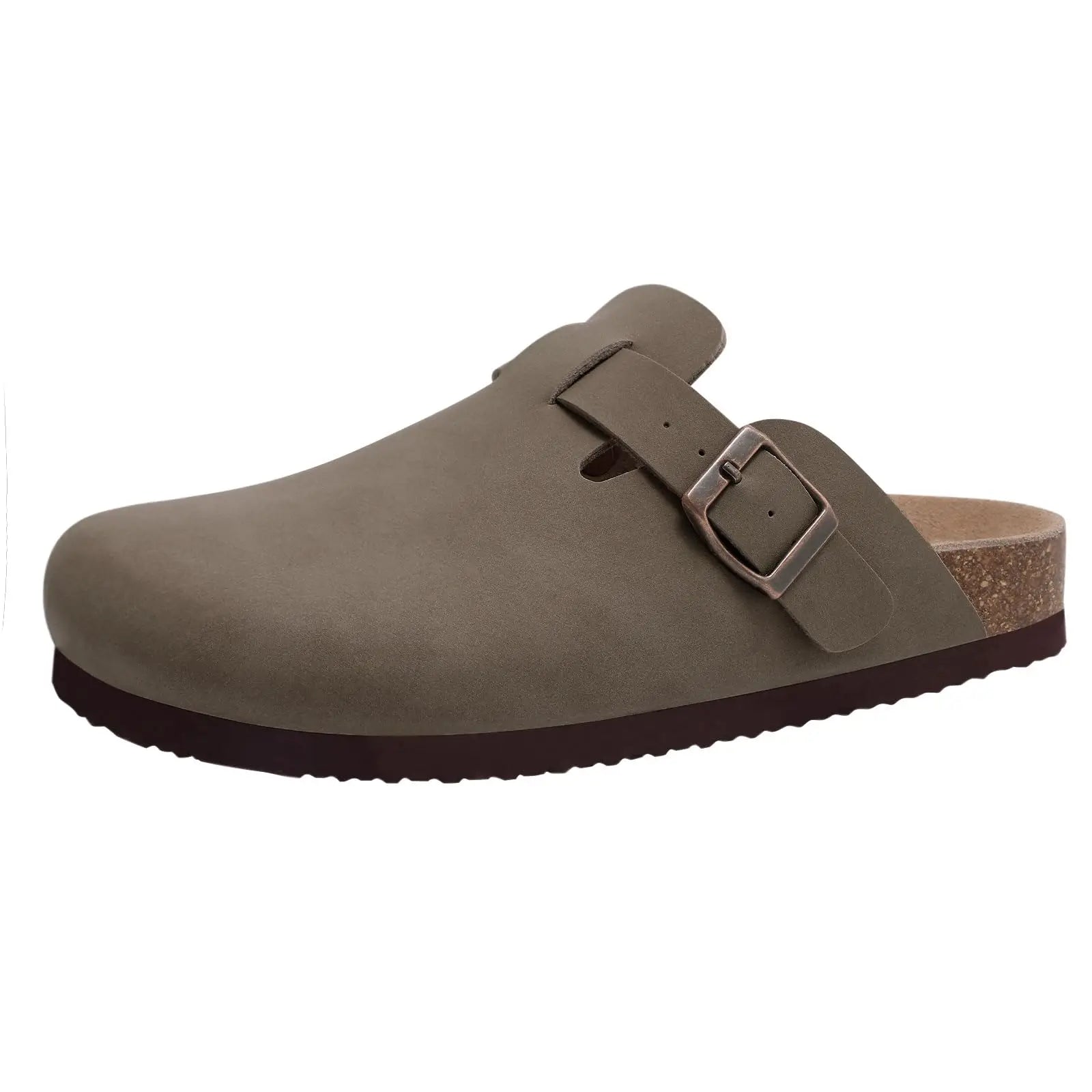Evshine 2024 Women Cork Slides Classic Clogs For Women Fashion Mules Indoor Home Cork Suede Slippers Outdoor Soft Beach Slippers -
