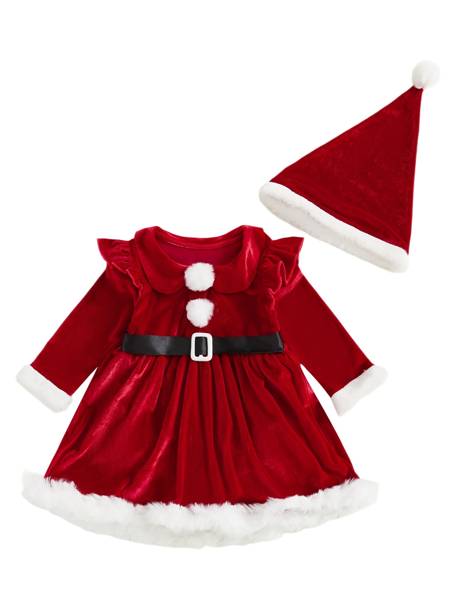 Celebrate the season in style with these adorable Christmas outfits for baby girls aged 1-2 years—cozy, festive, and cute! -