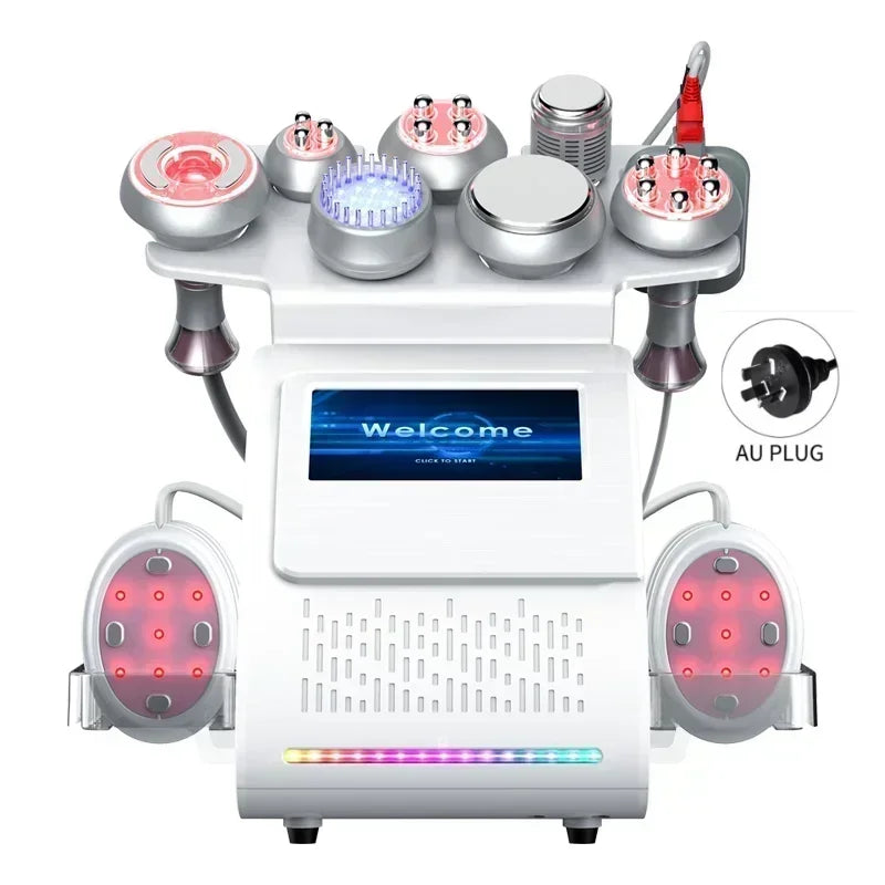9 in 1 Tool Ultrasonic Body Slimming Machine & Anti-Wrinkle Rejuvenation Skin Lift Tighten -