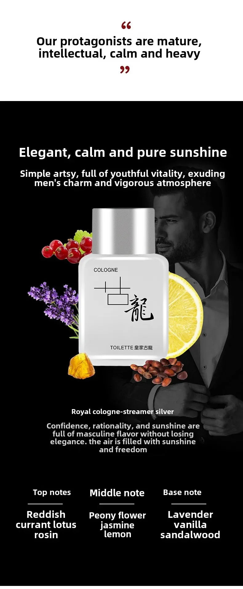 Men's Cologne Perfume charm eau de parfum Long lasting Scent Fragrance Pheromone Dating Attract women Spray difusor de aroma -
