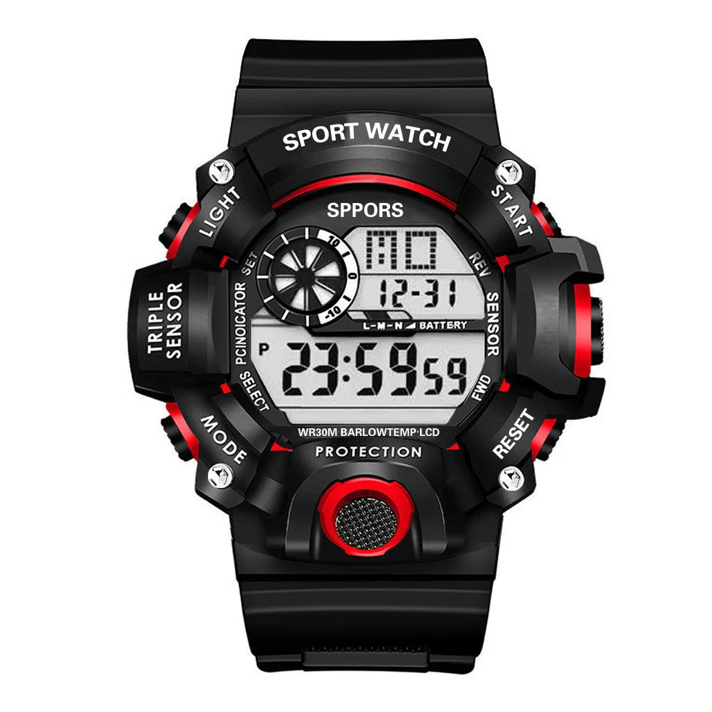 Fashion Men's Watch Sports Electronic Wristwatch -