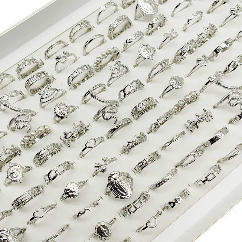30pc/Lot Gold Color Finger Rings for Woman -
