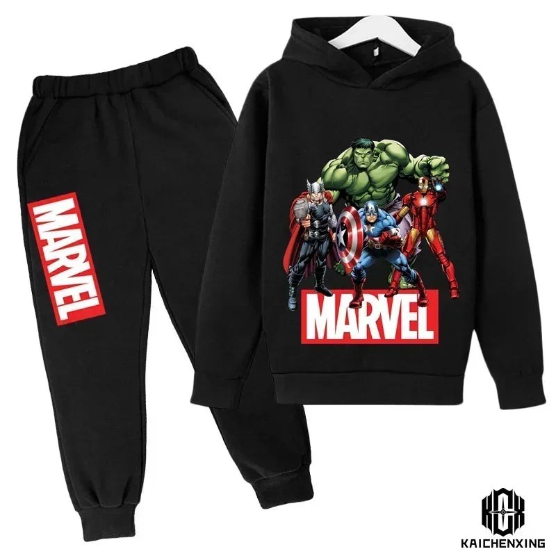 Marvel- Super Heros Hooded Pants Suit for Children -