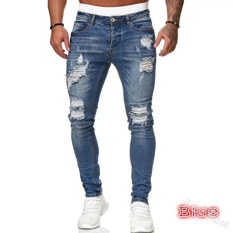 Ripped Jeans Men -