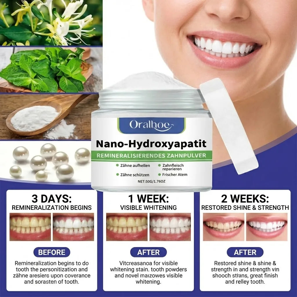 Winter Whitening Tooth Powder: Enamel Repair, Deep Cleaning & Long-Lasting Fresh Breath -