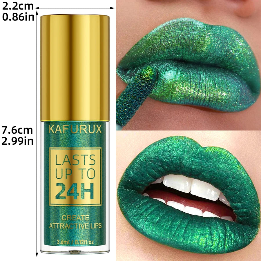 3 Colors Smoky Green Lipstick -
