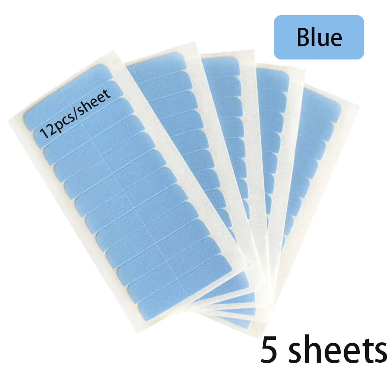 Hair System Tape Invisible Wig Glue Adhesive Materials Double Sided Tape For Lace Front Toupee 5/10Sheets Hair Extension Tape -