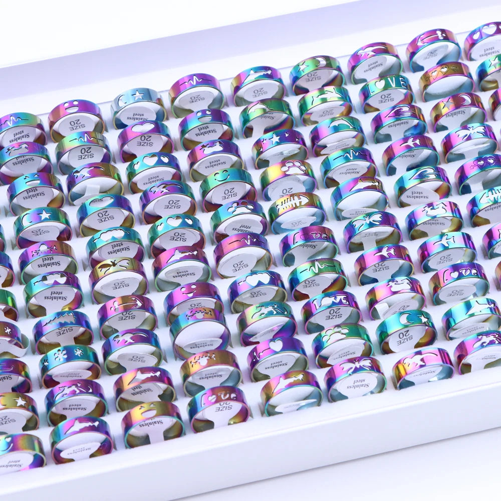 10/20/30/50Pcs Classic Rings -