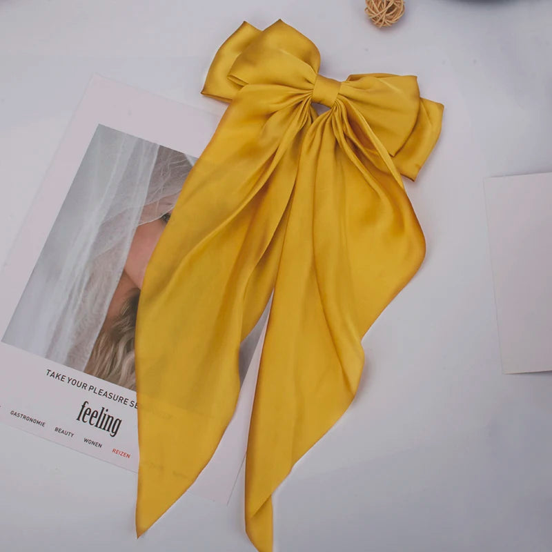 Bow Ribbon Hair Clip for Girls -