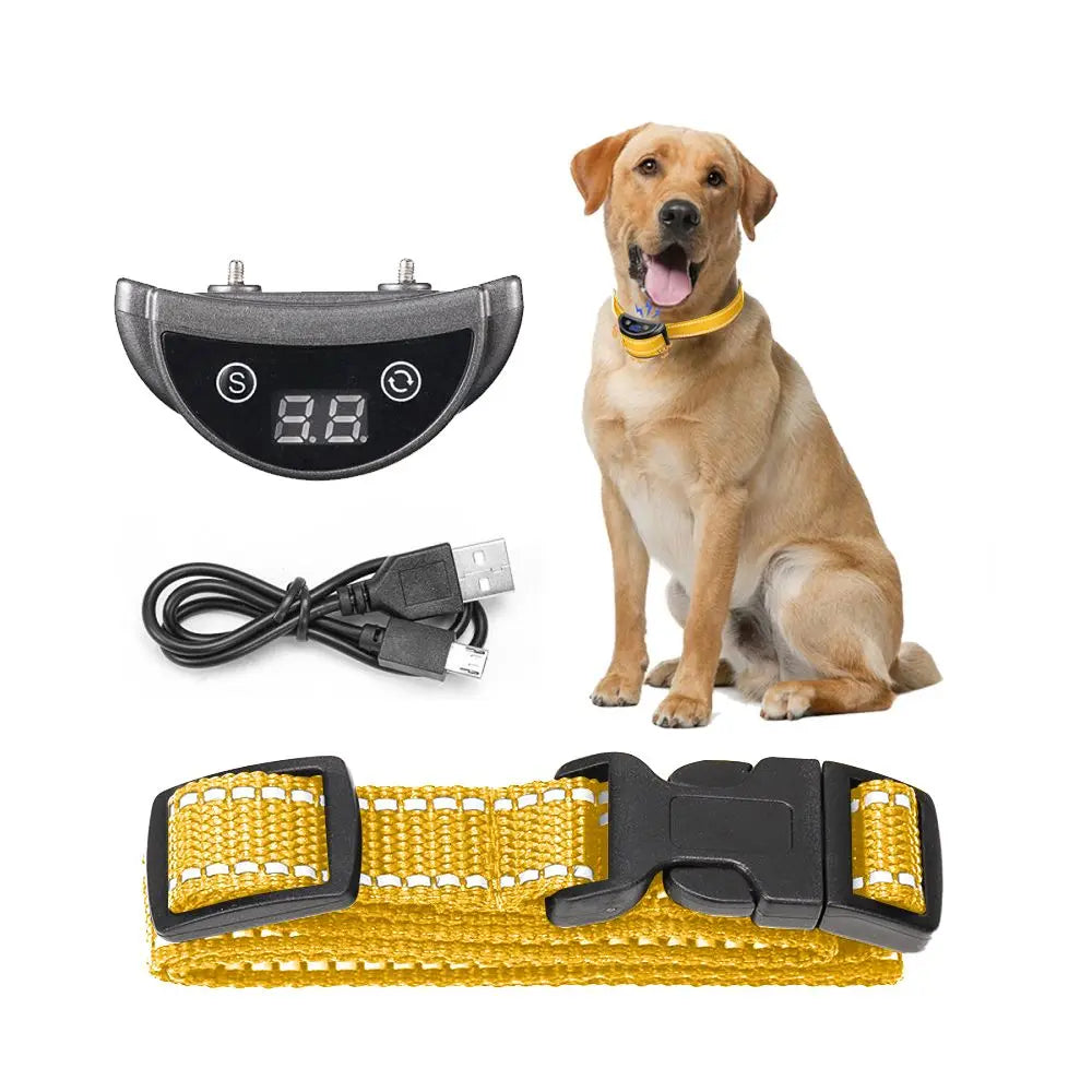 LED Display Automatic Quick Bark Stop Collar -