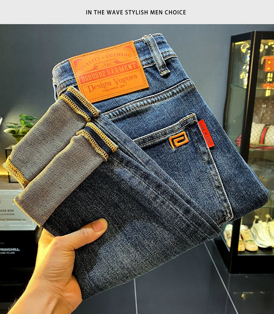 Jeans For Men Fashion High End -