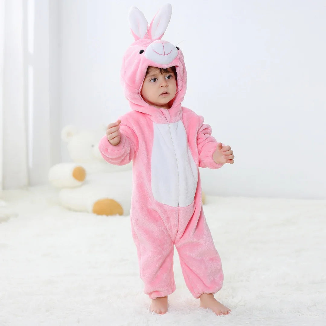 Dress your little one in these cute unisex infant pajamas featuring fun dinosaur and animal prints—perfect for cozy nights and playful days! -