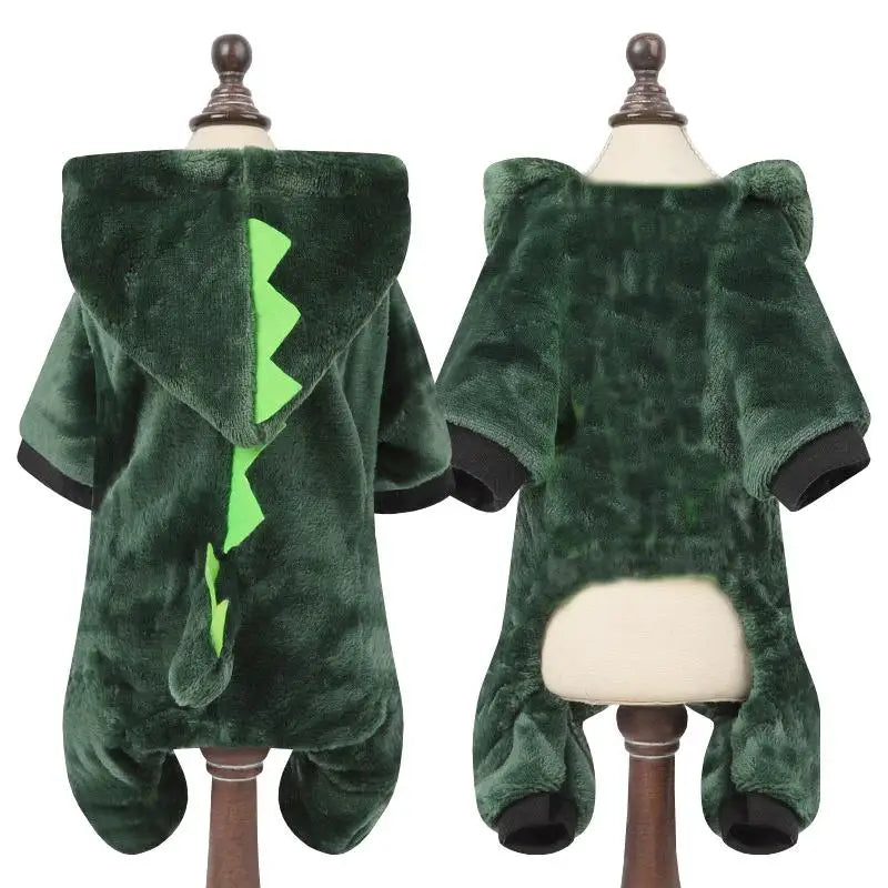 Keep your furry friend warm and cozy with these soft fleece dog jumpsuits—perfect for providing comfort and warmth during colder days! -