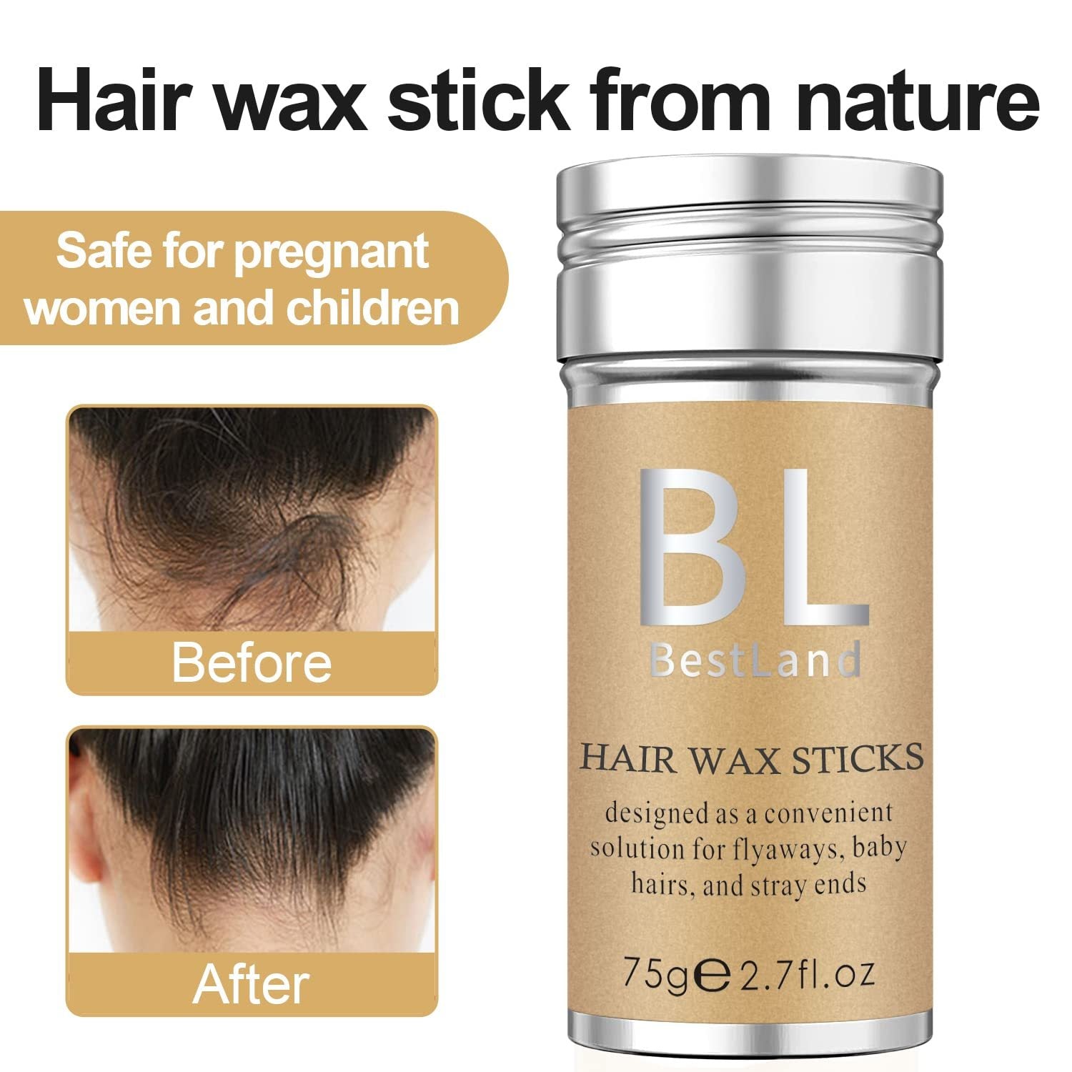 Tame your locks and rock your look with this trusty hair styling wax! -