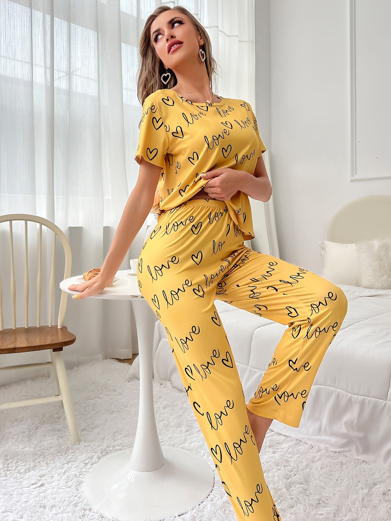 Women's casual pajamas Stay comfy and relaxed with these women's casual home clothes—perfect for lounging in style! -