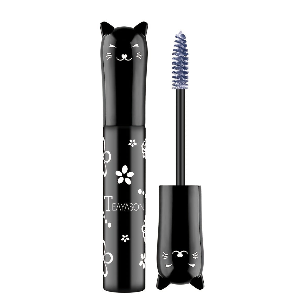 Mascara Long-Lasting Thick Eyelash Smudge-Proof Waterproof Quick-Drying Eyeliner Makeup Gift For Women Contains Plant Squalane Formula -