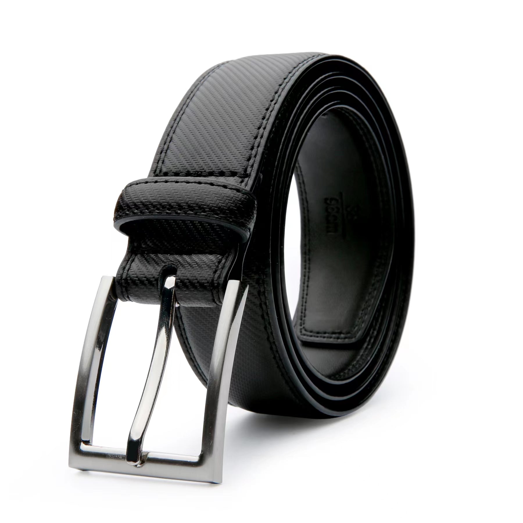 Men's Leather Belt, Fashion & Classic Casual Belt with Single Prong Buckle for Jeans, Pants, Work And Business, Gift for Dad & Husband -