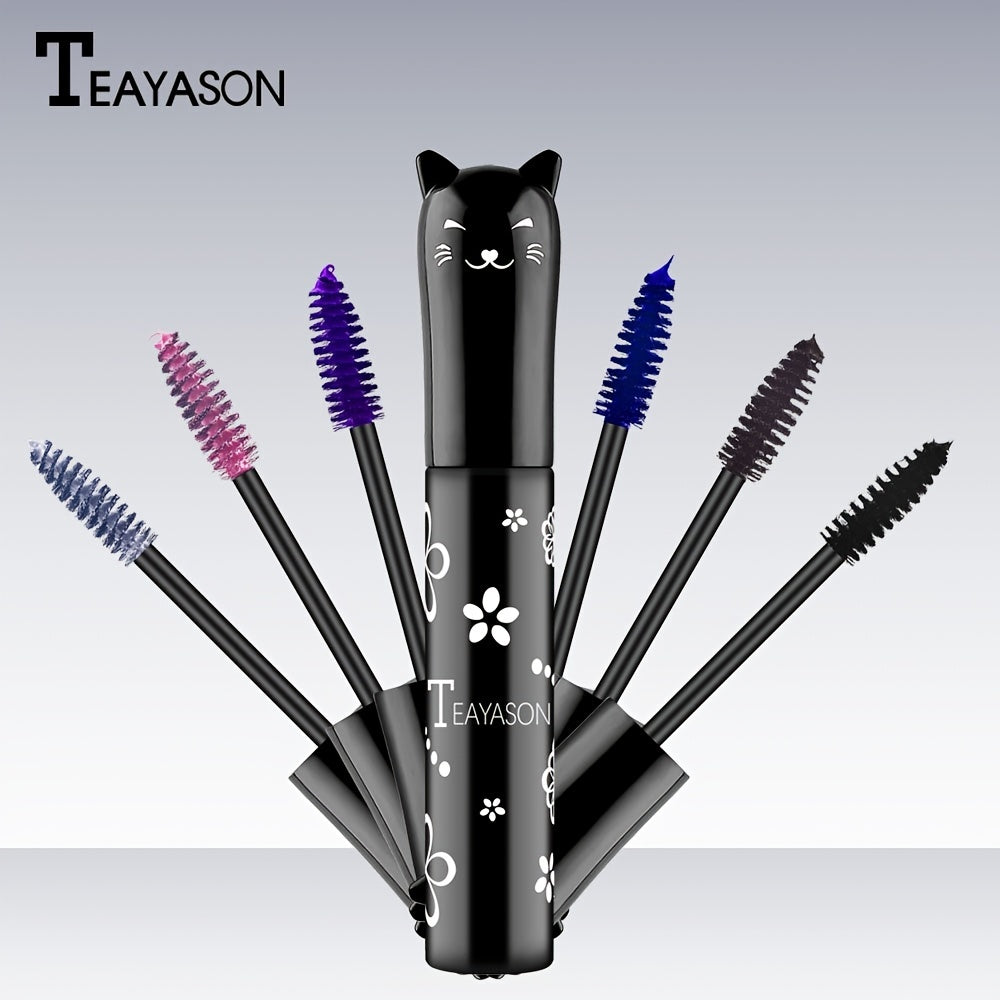 Mascara Long-Lasting Thick Eyelash Smudge-Proof Waterproof Quick-Drying Eyeliner Makeup Gift For Women Contains Plant Squalane Formula -