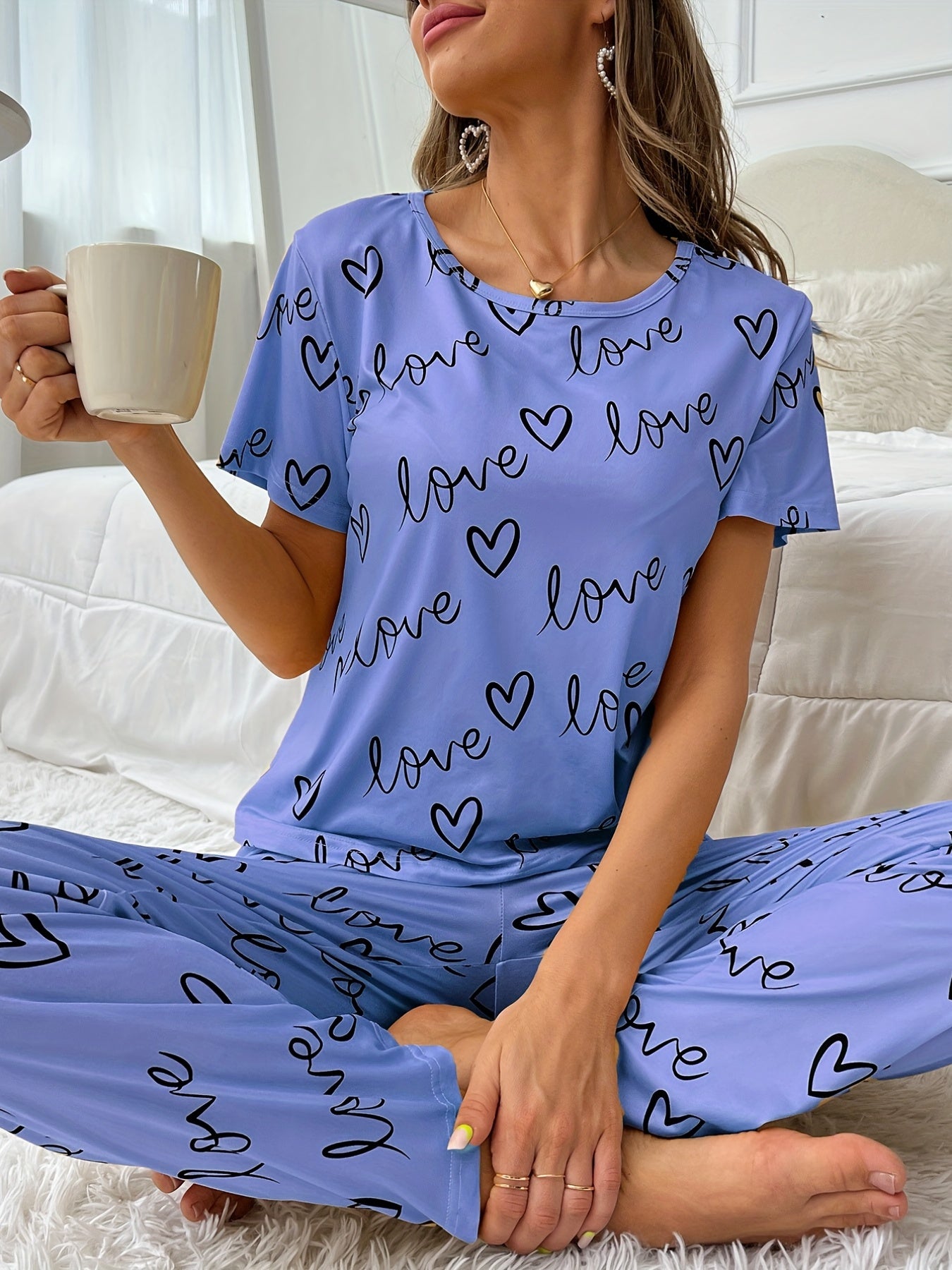 Women's casual pajamas Stay comfy and relaxed with these women's casual home clothes—perfect for lounging in style! -