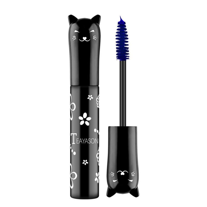 Mascara Long-Lasting Thick Eyelash Smudge-Proof Waterproof Quick-Drying Eyeliner Makeup Gift For Women Contains Plant Squalane Formula -