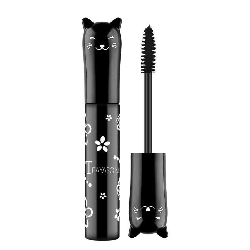 Mascara Long-Lasting Thick Eyelash Smudge-Proof Waterproof Quick-Drying Eyeliner Makeup Gift For Women Contains Plant Squalane Formula -