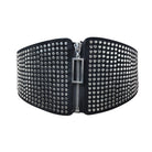 Wide Elastic Studded Belt Female Waist Gothic Plus Size Stretch Girdle Ladies Long Belts For Women Corset Waistband -